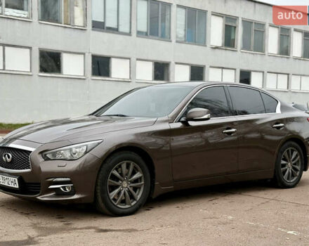 Коричневый Инфинити Q50, объемом двигателя 1.99 л и пробегом 236 тыс. км за 12850 $, фото 11 на Automoto.ua