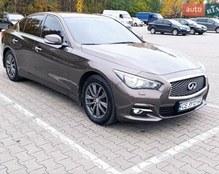 Коричневый Инфинити Q50, объемом двигателя 2 л и пробегом 236 тыс. км за 12800 $, фото 2 на Automoto.ua