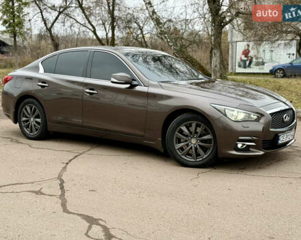 Коричневый Инфинити Q50, объемом двигателя 1.99 л и пробегом 236 тыс. км за 12850 $, фото 4 на Automoto.ua