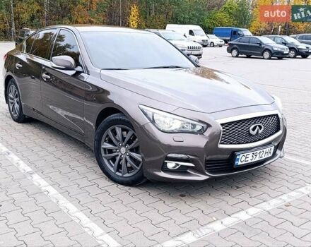 Коричневый Инфинити Q50, объемом двигателя 2 л и пробегом 236 тыс. км за 12800 $, фото 1 на Automoto.ua