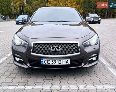 Коричневый Инфинити Q50, объемом двигателя 2 л и пробегом 236 тыс. км за 12800 $, фото 3 на Automoto.ua