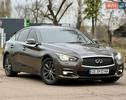 Коричневый Инфинити Q50, объемом двигателя 1.99 л и пробегом 236 тыс. км за 12850 $, фото 5 на Automoto.ua