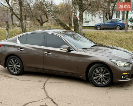 Коричневый Инфинити Q50, объемом двигателя 1.99 л и пробегом 236 тыс. км за 12850 $, фото 3 на Automoto.ua