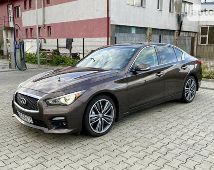 Коричневий Інфініті Q50, об'ємом двигуна 3 л та пробігом 92 тис. км за 17500 $, фото 1 на Automoto.ua