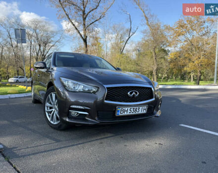 Коричневый Инфинити Q50, объемом двигателя 3 л и пробегом 103 тыс. км за 15500 $, фото 1 на Automoto.ua