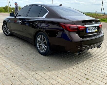 Коричневий Інфініті Q50, об'ємом двигуна 3 л та пробігом 129 тис. км за 19500 $, фото 2 на Automoto.ua