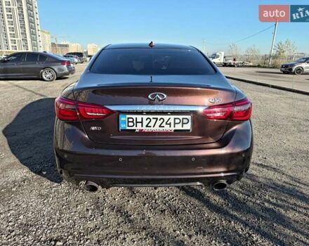 Коричневий Інфініті Q50, об'ємом двигуна 3 л та пробігом 76 тис. км за 17000 $, фото 8 на Automoto.ua