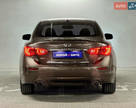 Коричневый Инфинити Q50, объемом двигателя 3 л и пробегом 98 тыс. км за 14800 $, фото 5 на Automoto.ua