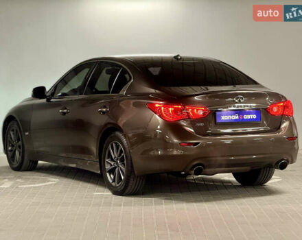 Коричневый Инфинити Q50, объемом двигателя 3 л и пробегом 98 тыс. км за 14800 $, фото 6 на Automoto.ua