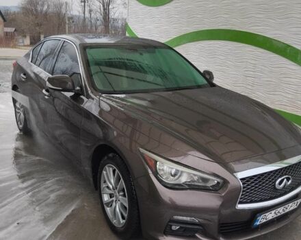 Коричневий Інфініті Q50, об'ємом двигуна 2 л та пробігом 70 тис. км за 13700 $, фото 2 на Automoto.ua