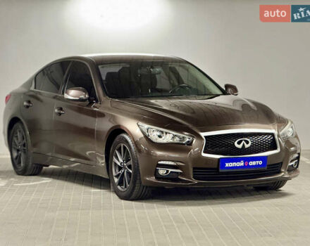 Коричневый Инфинити Q50, объемом двигателя 3 л и пробегом 98 тыс. км за 14800 $, фото 2 на Automoto.ua