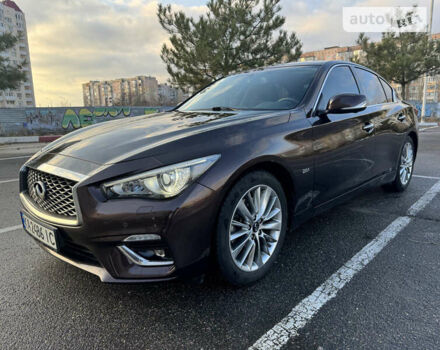 Коричневий Інфініті Q50, об'ємом двигуна 2 л та пробігом 68 тис. км за 23800 $, фото 1 на Automoto.ua