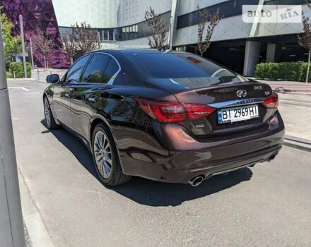 Коричневий Інфініті Q50, об'ємом двигуна 3 л та пробігом 74 тис. км за 21500 $, фото 6 на Automoto.ua