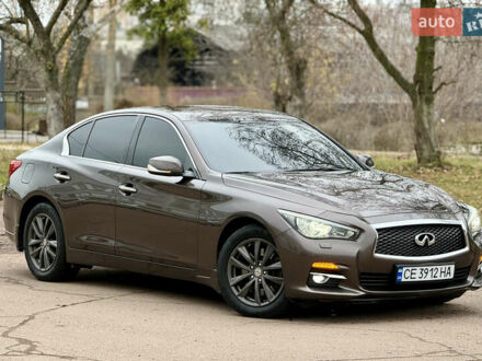 Коричневый Инфинити Q50, объемом двигателя 1.99 л и пробегом 236 тыс. км за 12850 $, фото 1 на Automoto.ua