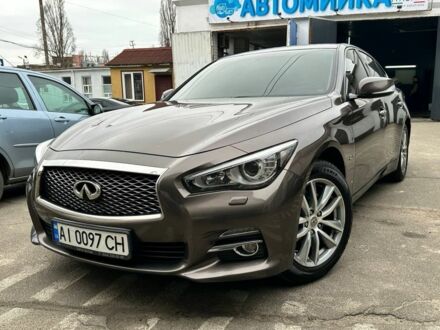 Інфініті Q50 2014 у Києві на Automoto.ua Коричневий Інфініті Q50, об'ємом двигуна 2 л та пробігом 197 тис. км за 13450 $, фото 1 на Automoto.ua