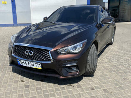 Коричневий Інфініті Q50, об'ємом двигуна 3 л та пробігом 129 тис. км за 19500 $, фото 1 на Automoto.ua