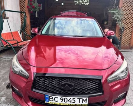Червоний Інфініті Q50, об'ємом двигуна 2 л та пробігом 197 тис. км за 12300 $, фото 1 на Automoto.ua