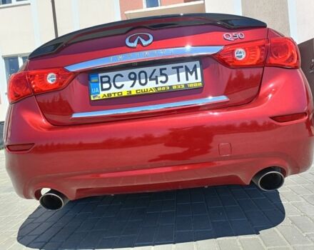 Червоний Інфініті Q50, об'ємом двигуна 2 л та пробігом 197 тис. км за 12300 $, фото 18 на Automoto.ua