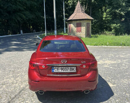 Красный Инфинити Q50, объемом двигателя 1.99 л и пробегом 56 тыс. км за 21500 $, фото 5 на Automoto.ua