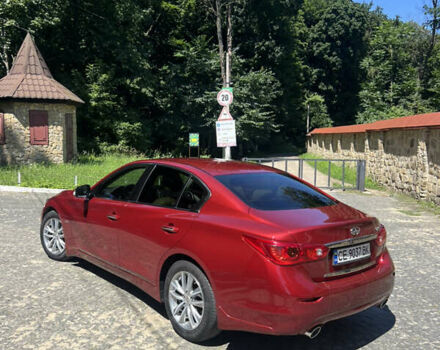Красный Инфинити Q50, объемом двигателя 1.99 л и пробегом 56 тыс. км за 21500 $, фото 1 на Automoto.ua