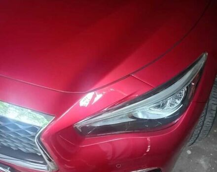 Красный Инфинити Q50, объемом двигателя 3 л и пробегом 75 тыс. км за 25499 $, фото 7 на Automoto.ua