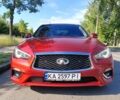 Красный Инфинити Q50, объемом двигателя 3 л и пробегом 46 тыс. км за 29200 $, фото 1 на Automoto.ua