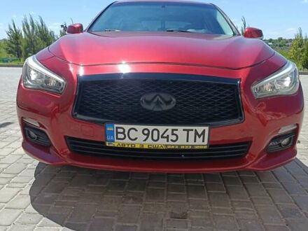 Червоний Інфініті Q50, об'ємом двигуна 1.99 л та пробігом 197 тис. км за 12900 $, фото 1 на Automoto.ua