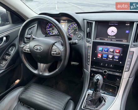 Серый Инфинити Q50, объемом двигателя 3.5 л и пробегом 173 тыс. км за 14400 $, фото 9 на Automoto.ua