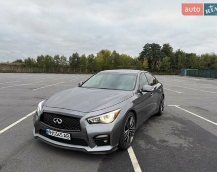 Серый Инфинити Q50, объемом двигателя 3.5 л и пробегом 173 тыс. км за 14400 $, фото 1 на Automoto.ua