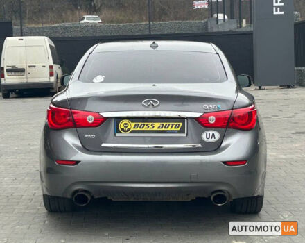 Сірий Інфініті Q50, об'ємом двигуна 3.5 л та пробігом 201 тис. км за 13300 $, фото 3 на Automoto.ua