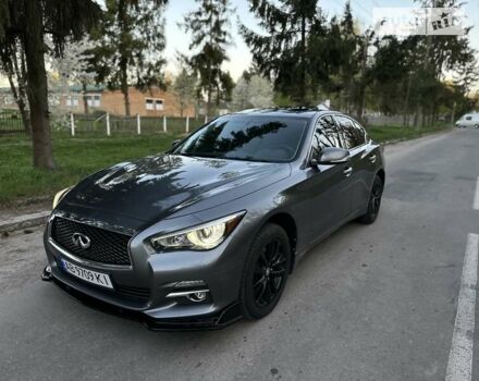 Сірий Інфініті Q50, об'ємом двигуна 3.7 л та пробігом 174 тис. км за 12999 $, фото 1 на Automoto.ua