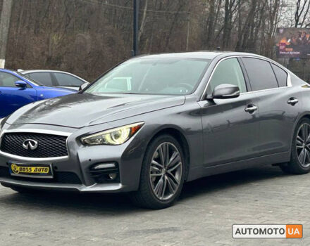 Сірий Інфініті Q50, об'ємом двигуна 3.5 л та пробігом 201 тис. км за 13300 $, фото 2 на Automoto.ua
