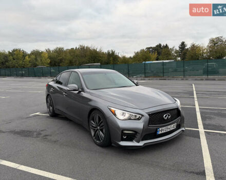 Серый Инфинити Q50, объемом двигателя 3.5 л и пробегом 173 тыс. км за 14400 $, фото 2 на Automoto.ua