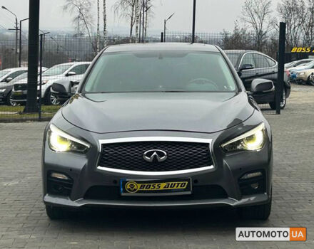 Сірий Інфініті Q50, об'ємом двигуна 3.5 л та пробігом 201 тис. км за 13300 $, фото 1 на Automoto.ua