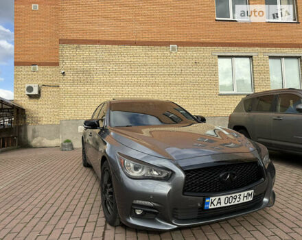 Сірий Інфініті Q50, об'ємом двигуна 3.7 л та пробігом 226 тис. км за 15500 $, фото 1 на Automoto.ua