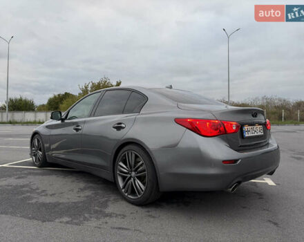 Серый Инфинити Q50, объемом двигателя 3.5 л и пробегом 173 тыс. км за 14400 $, фото 4 на Automoto.ua