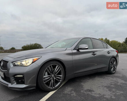 Серый Инфинити Q50, объемом двигателя 3.5 л и пробегом 173 тыс. км за 14400 $, фото 3 на Automoto.ua