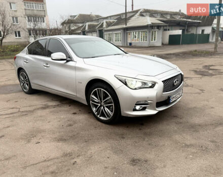 Сірий Інфініті Q50, об'ємом двигуна 2.14 л та пробігом 262 тис. км за 15500 $, фото 1 на Automoto.ua