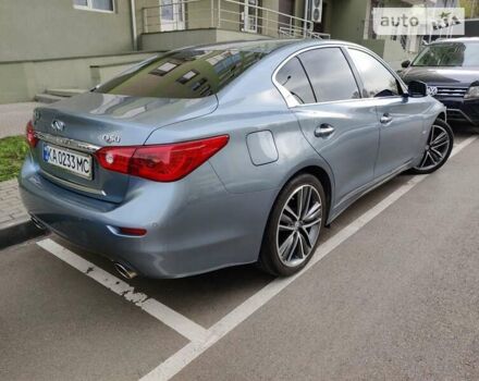 Сірий Інфініті Q50, об'ємом двигуна 2.14 л та пробігом 107 тис. км за 17500 $, фото 4 на Automoto.ua