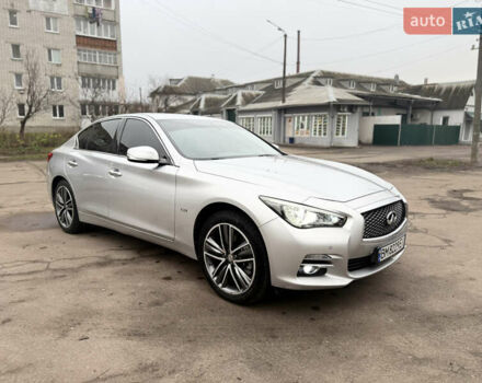 Сірий Інфініті Q50, об'ємом двигуна 2.14 л та пробігом 262 тис. км за 15500 $, фото 2 на Automoto.ua