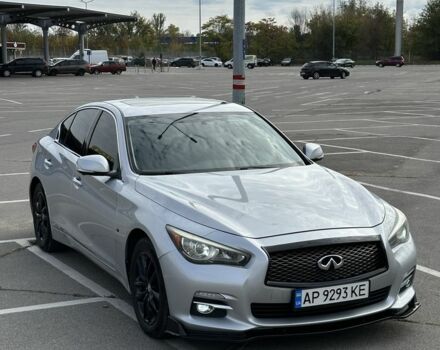 Серый Инфинити Q50, объемом двигателя 3.7 л и пробегом 171 тыс. км за 14900 $, фото 2 на Automoto.ua