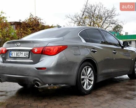 Серый Инфинити Q50, объемом двигателя 3.7 л и пробегом 133 тыс. км за 12999 $, фото 9 на Automoto.ua