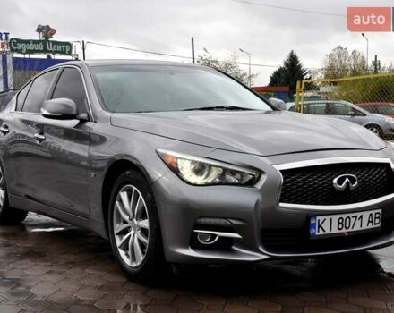 Серый Инфинити Q50, объемом двигателя 3.7 л и пробегом 133 тыс. км за 12999 $, фото 6 на Automoto.ua
