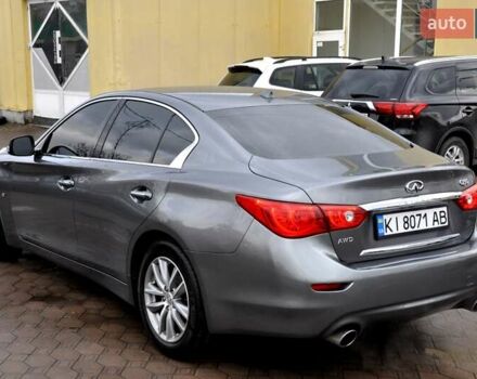 Серый Инфинити Q50, объемом двигателя 3.7 л и пробегом 133 тыс. км за 12999 $, фото 12 на Automoto.ua