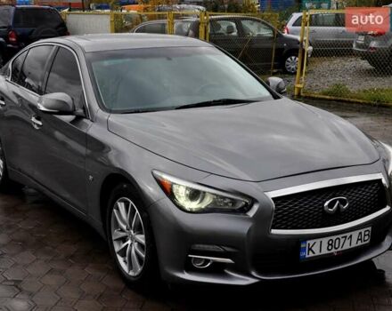 Серый Инфинити Q50, объемом двигателя 3.7 л и пробегом 133 тыс. км за 12999 $, фото 5 на Automoto.ua