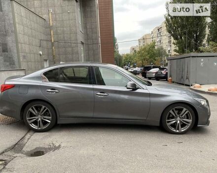 Сірий Інфініті Q50, об'ємом двигуна 3.7 л та пробігом 38 тис. км за 16000 $, фото 2 на Automoto.ua