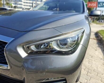 Серый Инфинити Q50, объемом двигателя 2.14 л и пробегом 210 тыс. км за 14100 $, фото 6 на Automoto.ua