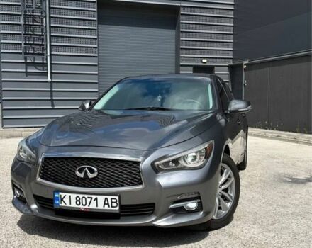 Серый Инфинити Q50, объемом двигателя 3.7 л и пробегом 130 тыс. км за 12750 $, фото 1 на Automoto.ua