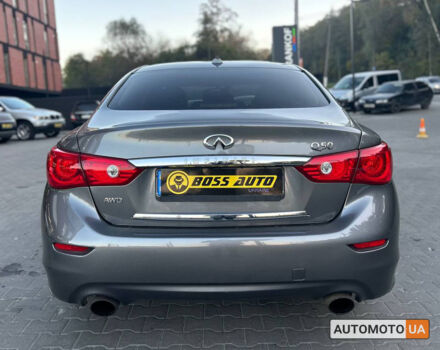 Серый Инфинити Q50, объемом двигателя 3.7 л и пробегом 200 тыс. км за 16000 $, фото 4 на Automoto.ua