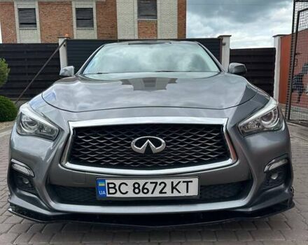 Сірий Інфініті Q50, об'ємом двигуна 3.7 л та пробігом 168 тис. км за 15200 $, фото 2 на Automoto.ua